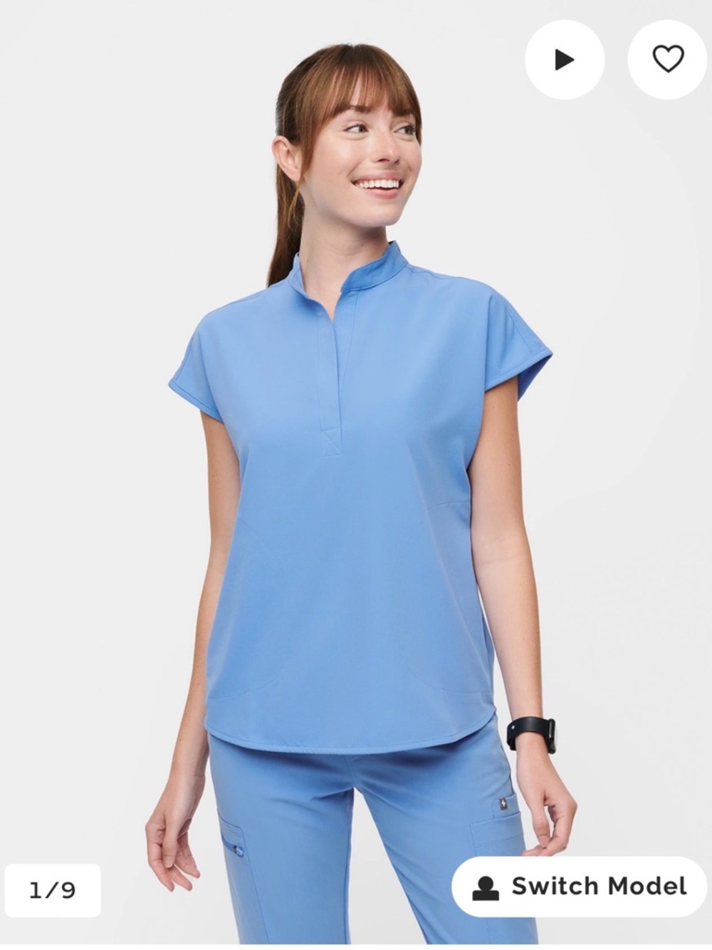 //FIGS Rafaela Oversized Scrub Top// - Picture 3 of 3